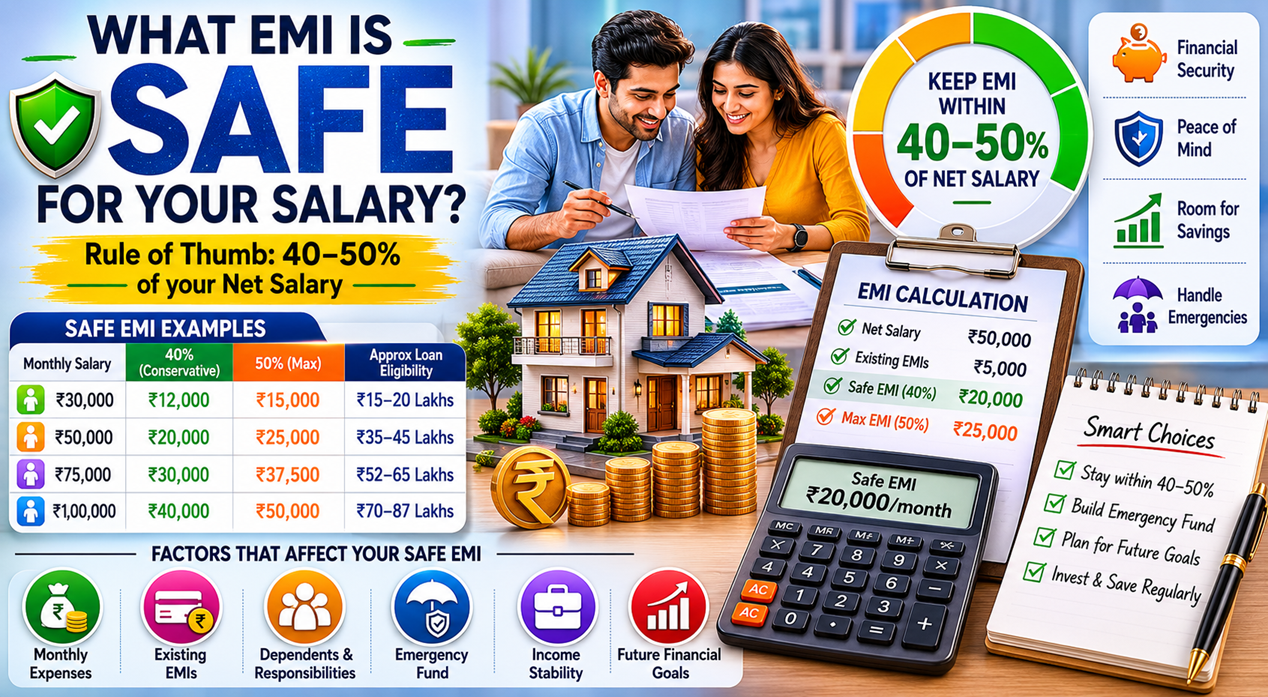 What EMI is safe for your salary