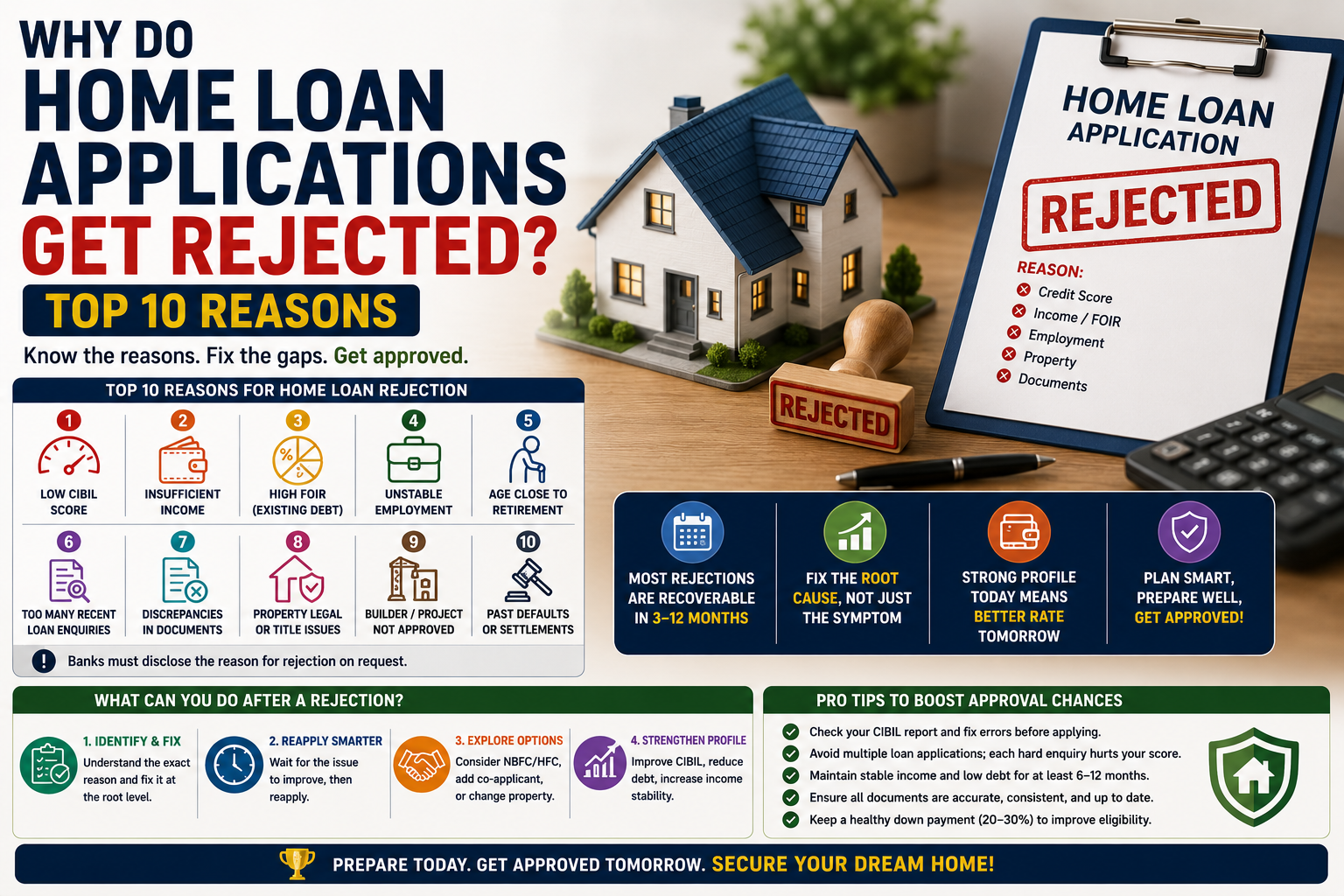 why do home loans get rejected
