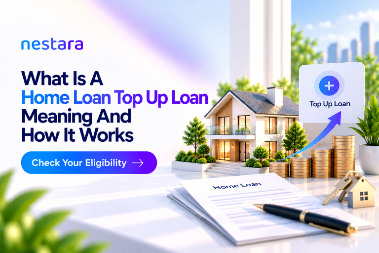 Home loan top-up loan showing additional funds on an existing home loan
