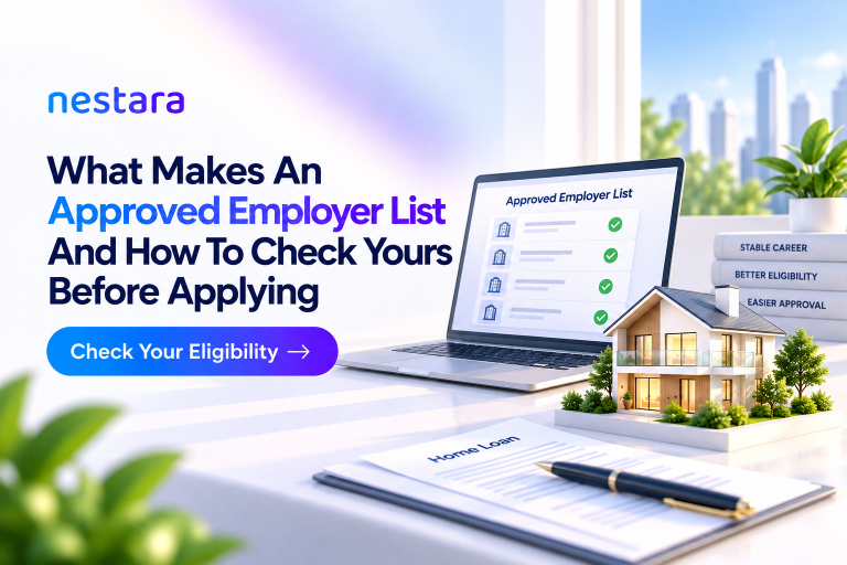 Approved employer list for home loan eligibility showing salaried employee checking lender requirements