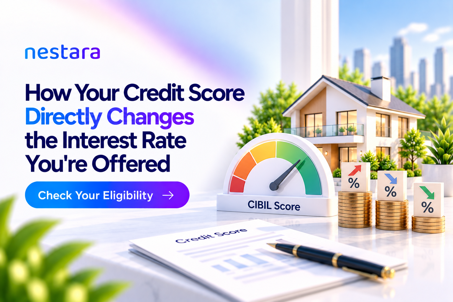 Credit score impact on home loan interest rate