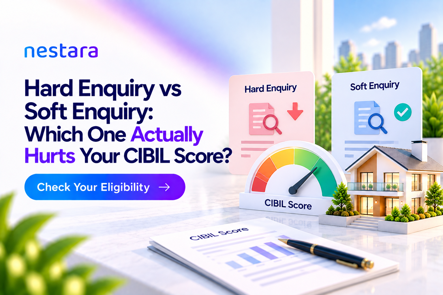 Hard enquiry vs soft enquiry and CIBIL Score impact
